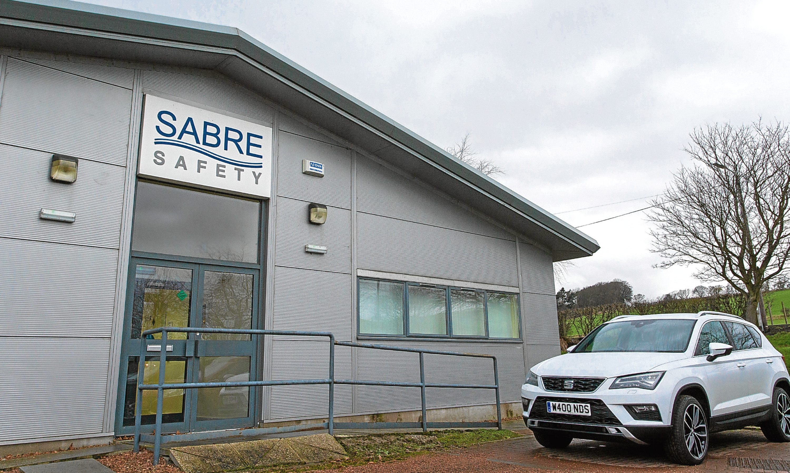 The premises of Sabre Safety at Cupar Trading Estate