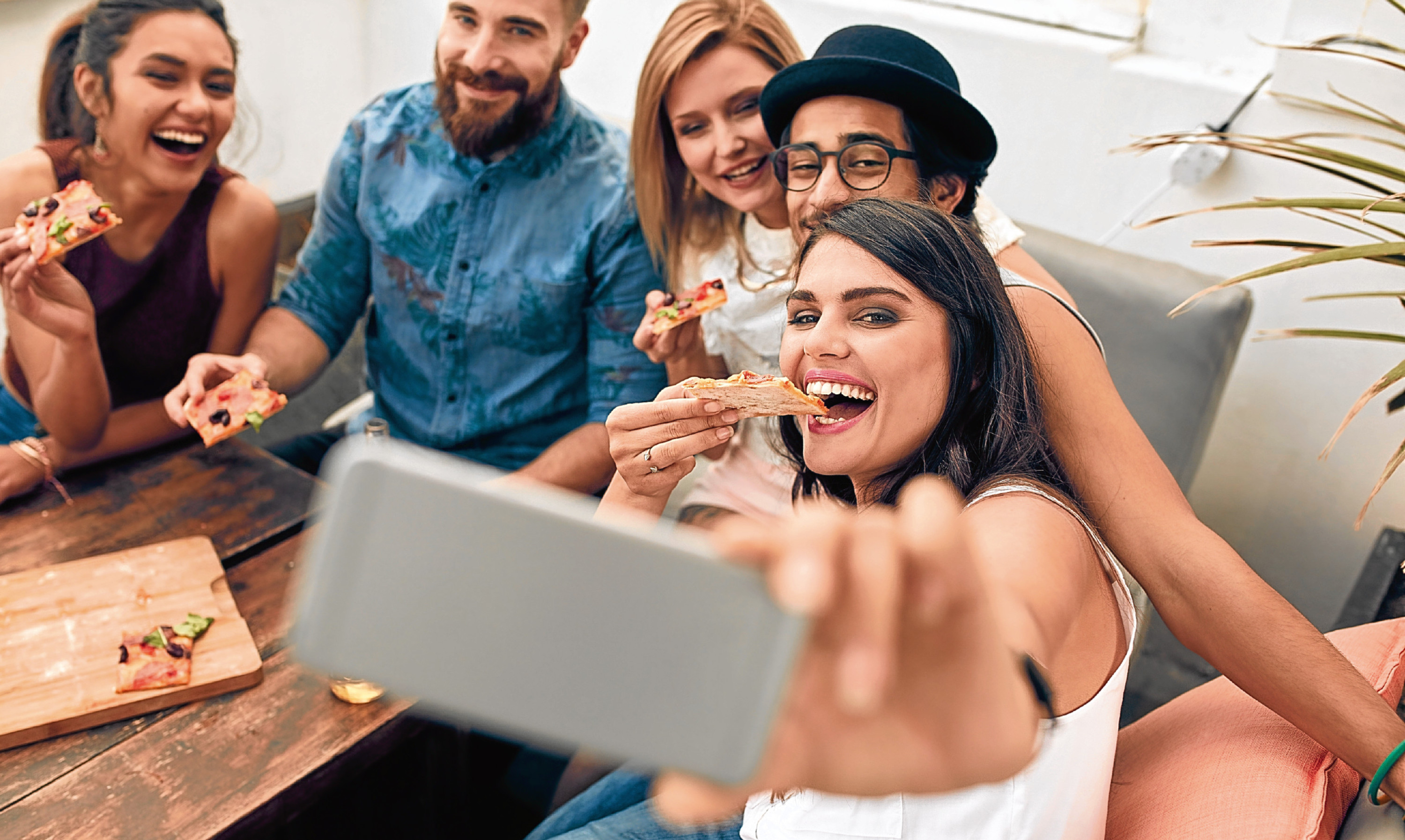 You won't find Helen taking any food selfies   as she's too busy actually eating to food to do such a thing.