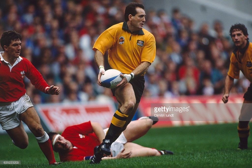 David Campese, who was capped by the Wallabies 101 times