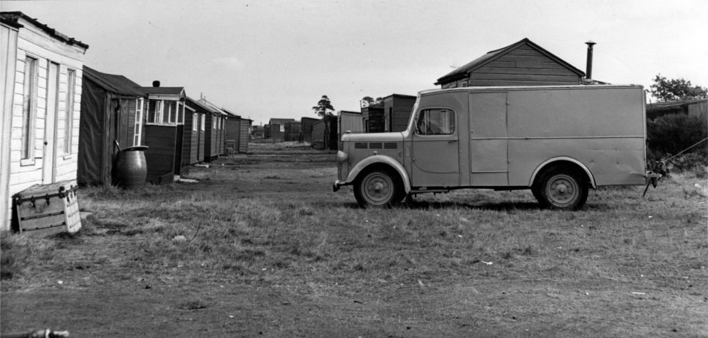 The old huts at Barry Downs