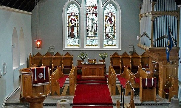 Blackford Church which was targeted by vandals.