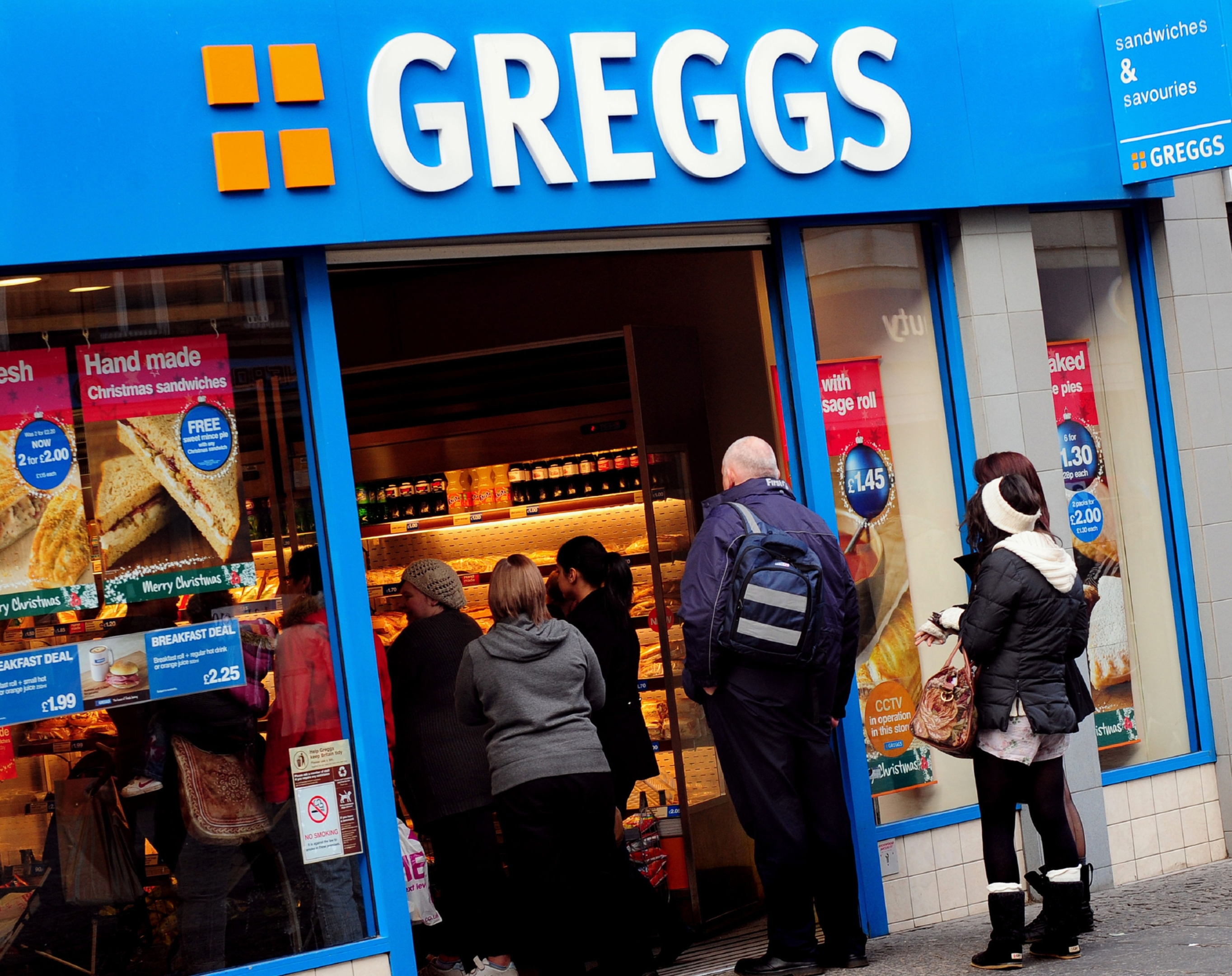 A Greggs branch.