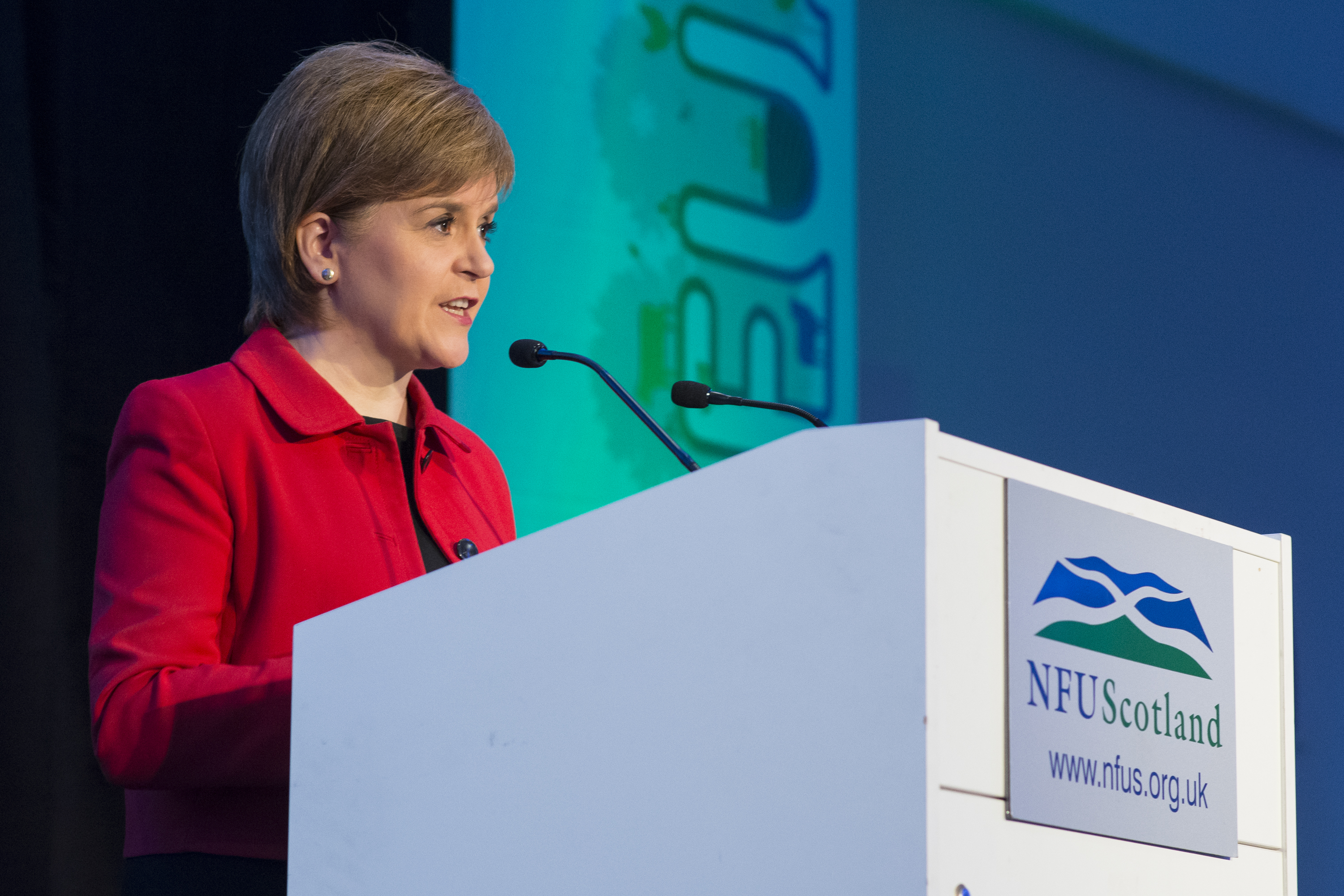 The First Minister's speech oozed support for the farming industry