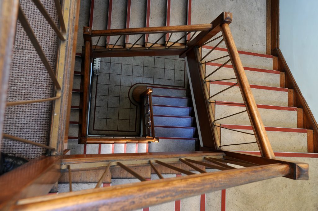 Stairwell inside the Royal Exchange building, Dundee