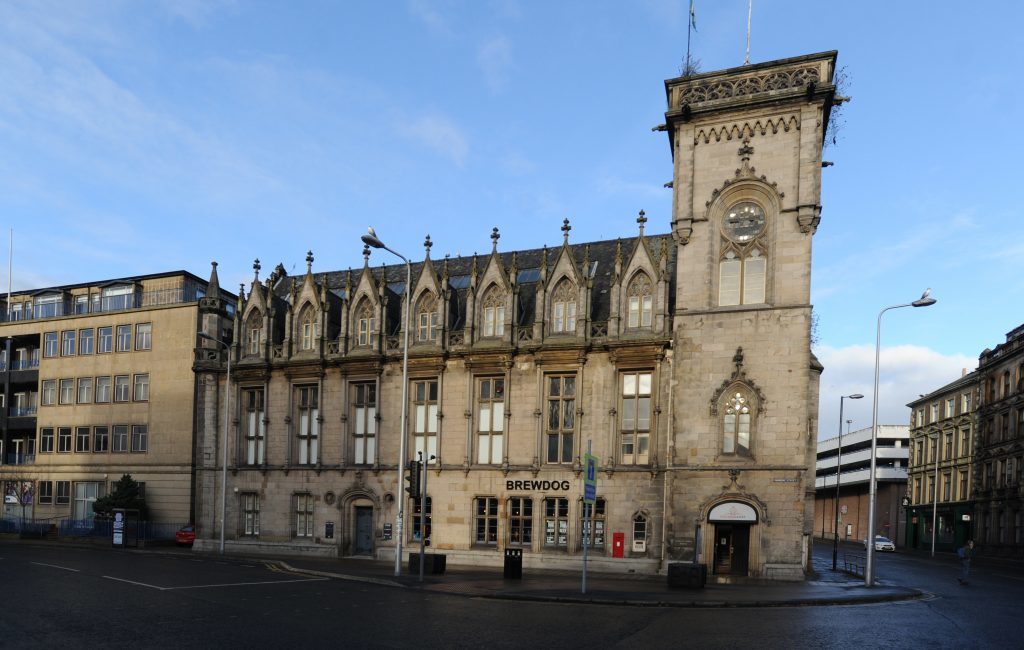 Royal Exchange building in Dundee