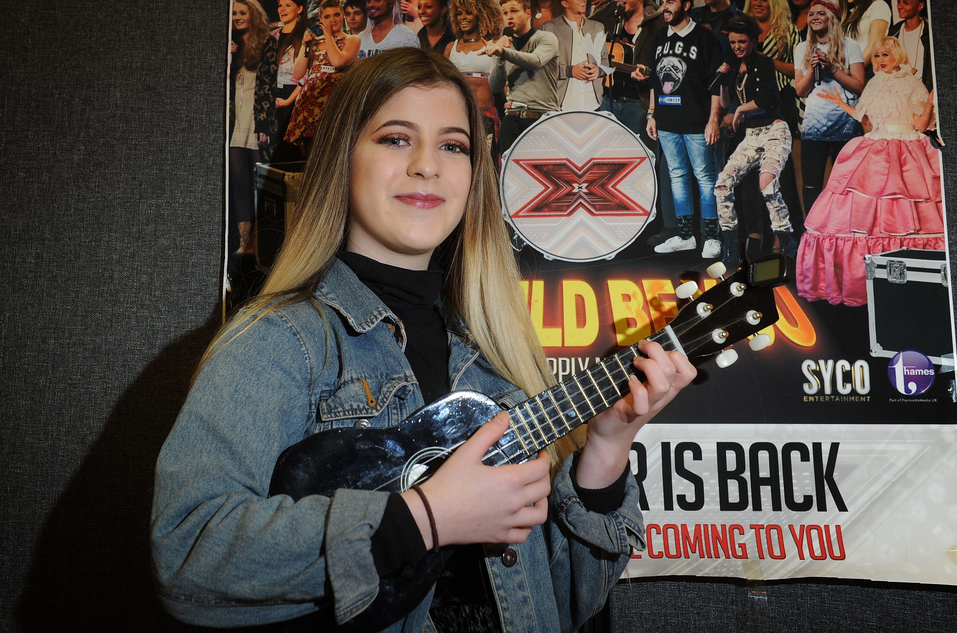 Alannah MacGregor, who auditioned for the X Factor in the St John's Shopping Centre, Perth,