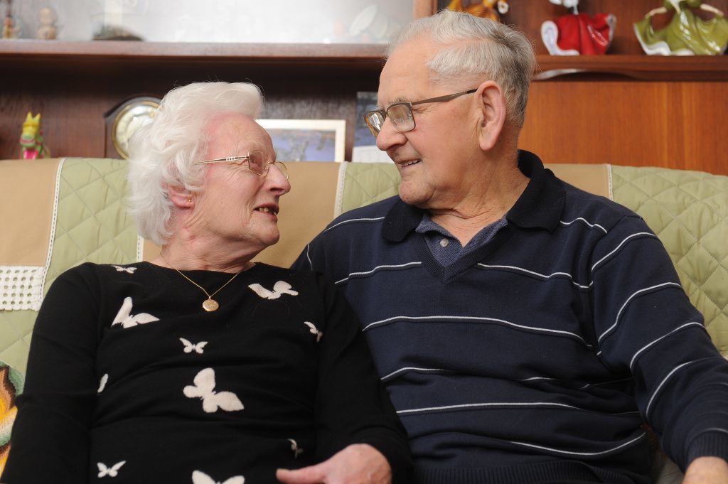 Jean and Will Gibb have been married for 60 years.