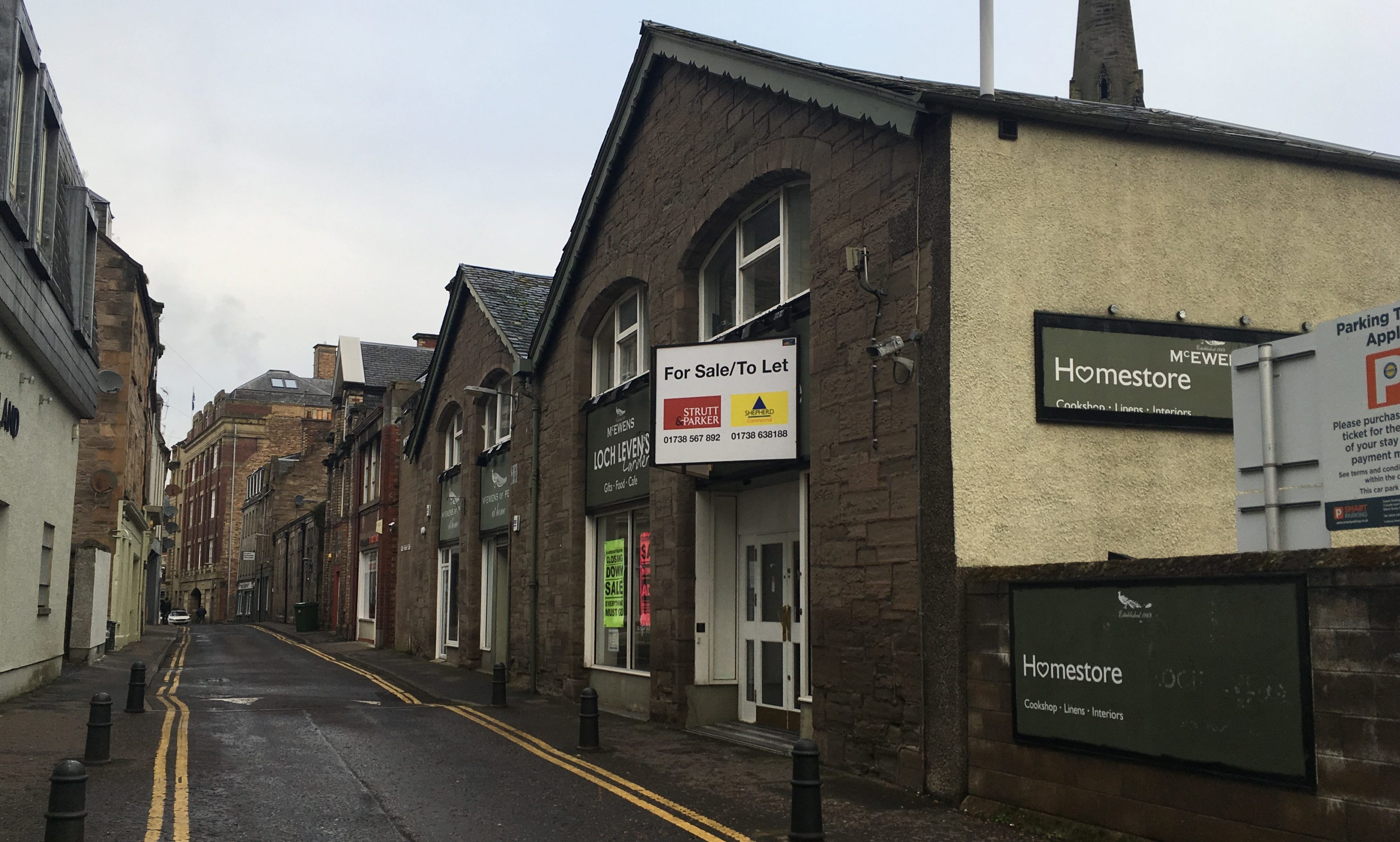 The old McEwens' homeware department in Perth city centre.