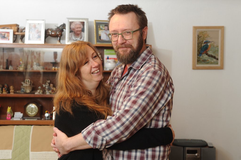 Phill and Paula Rogers met in a Dundee pub in 1991.
