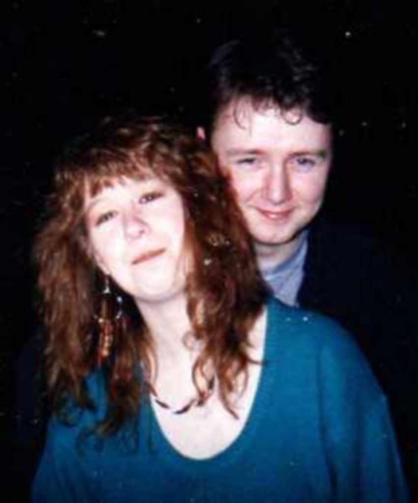 Paula and Phill Rogers a few weeks after they met in 1991.