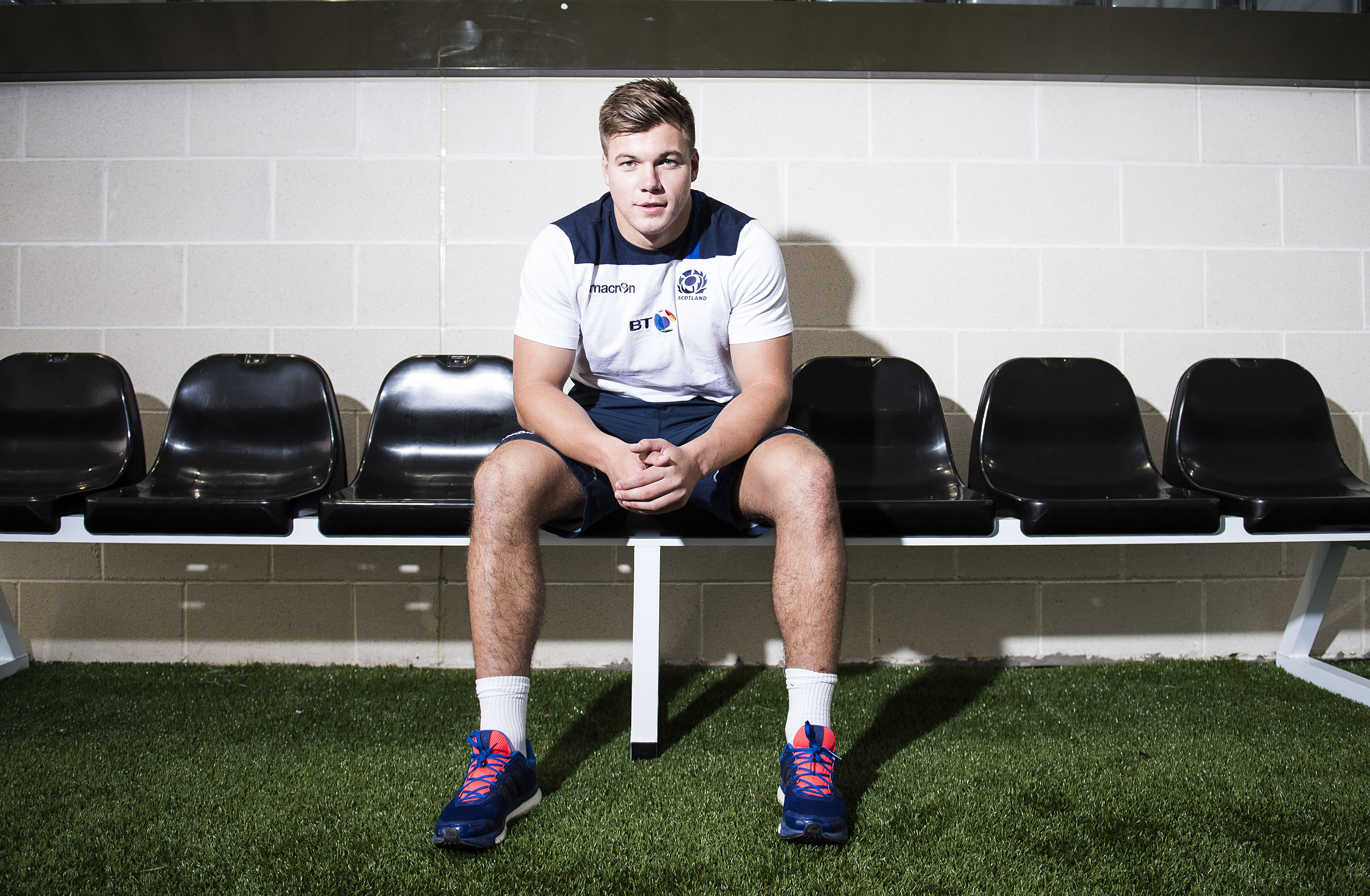 Huw Jones want to get cracking at England in two weeks.