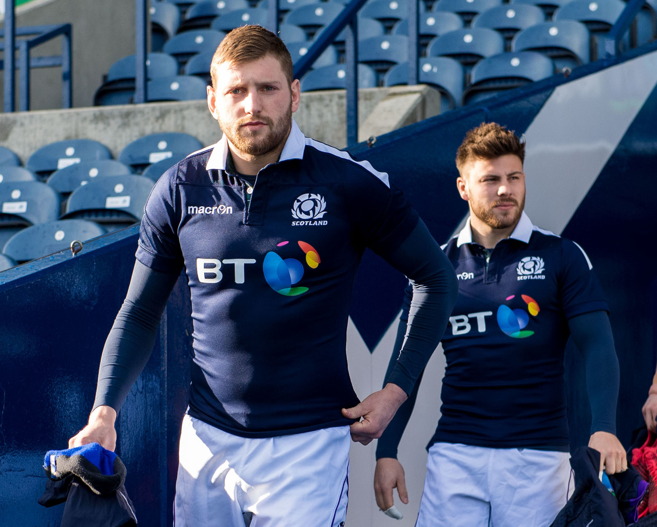 Finn Russell (Left) and Ali Price's partnership at half back will be crucial to Scotland against Wales.