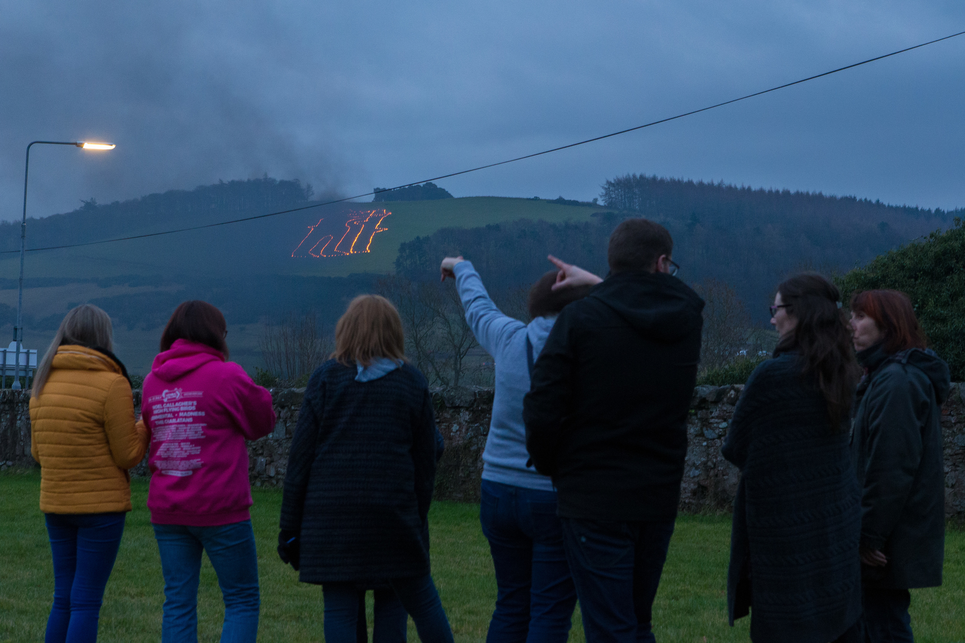 Burning the Bear in Newburgh.