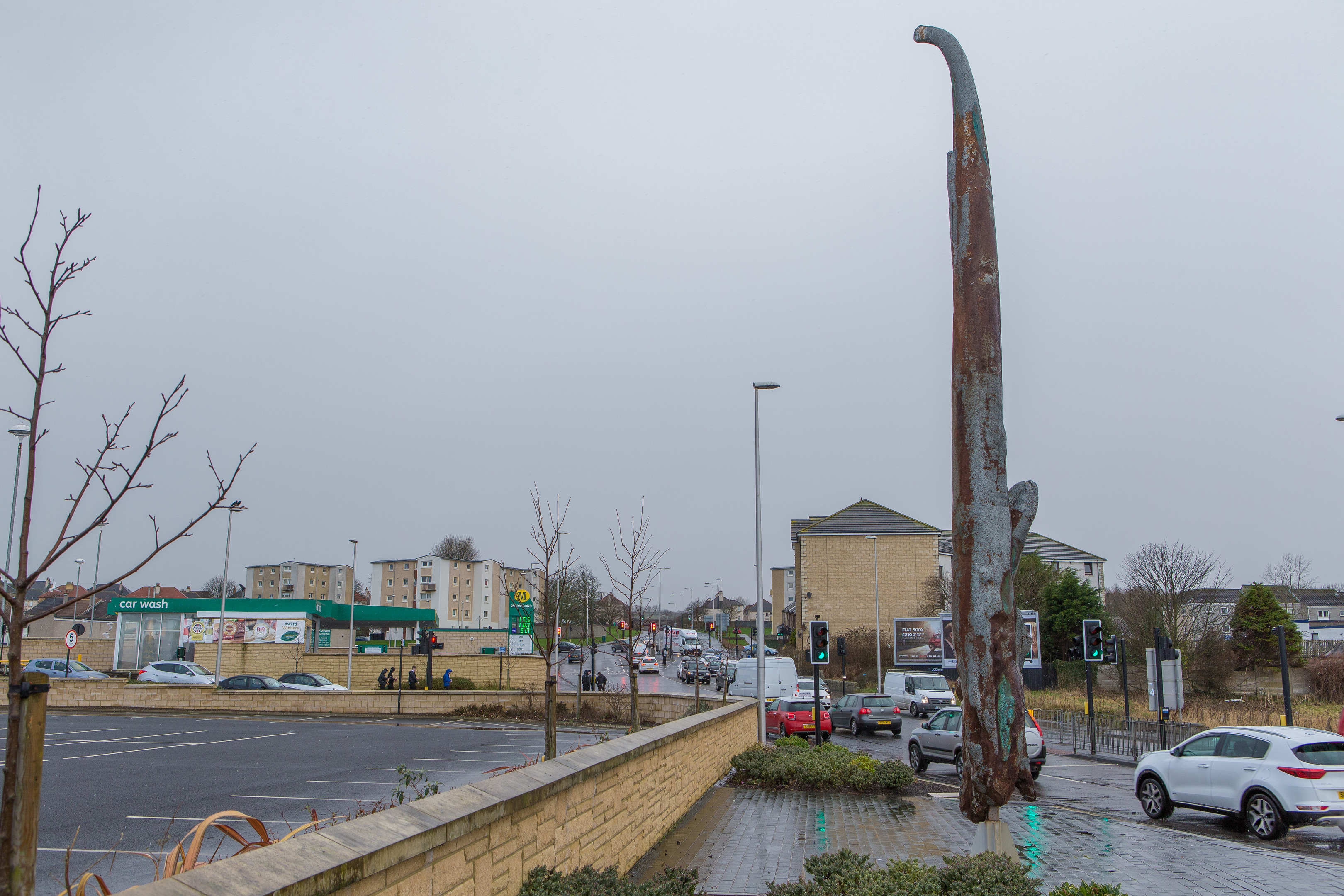 David Mach's Phantom has divided opinion since it was erected on Kirkcaldy Esplanade