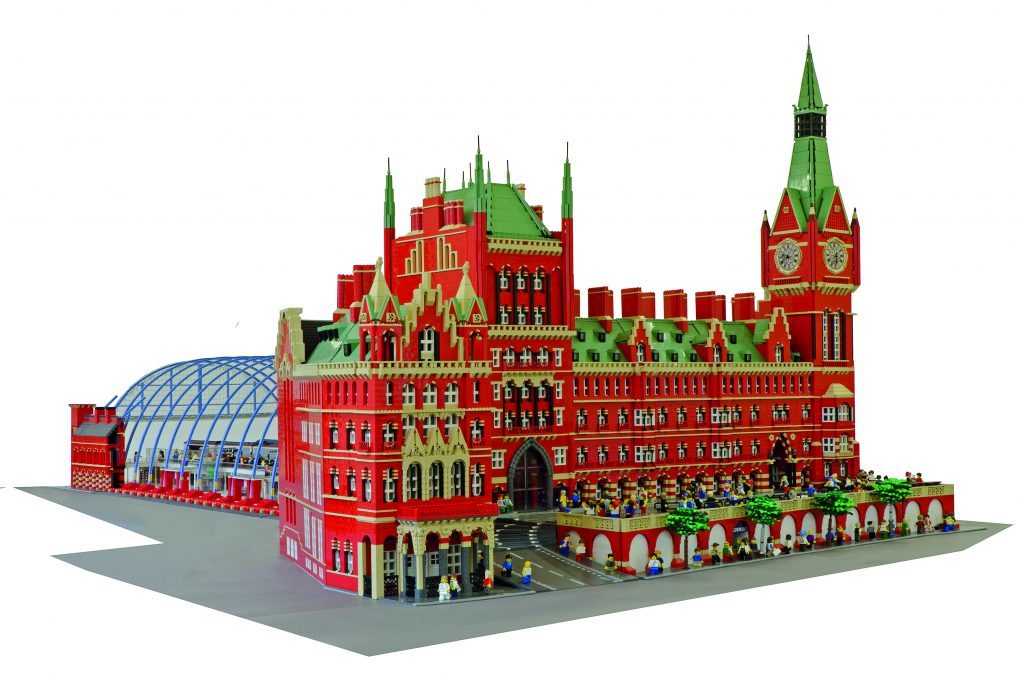 St Pancras Station in LEGO.
