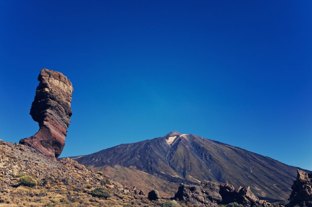 Teide National Park volcano. 