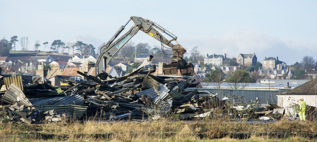 Demolition of Abertay Works
