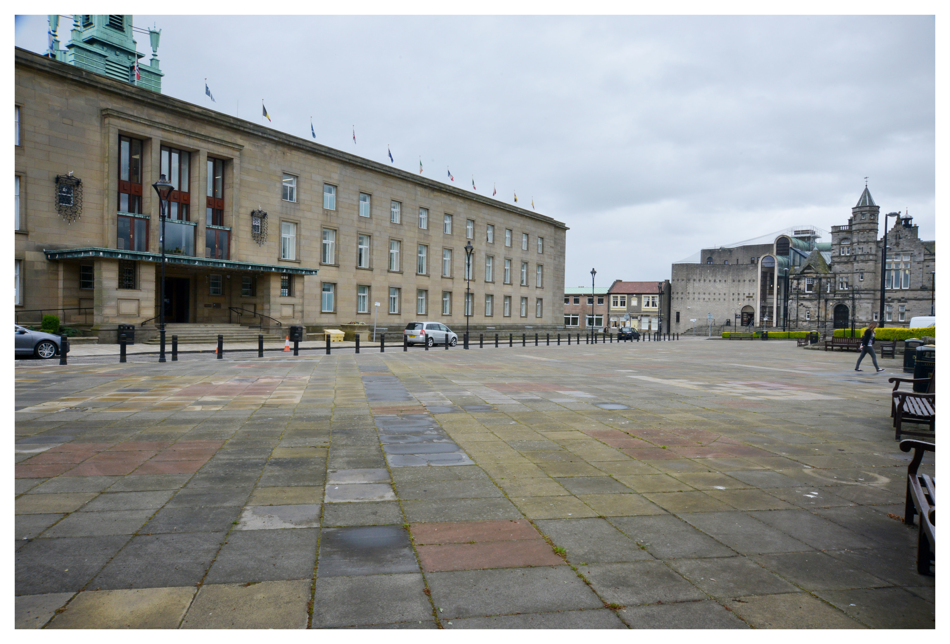 The Town House square.