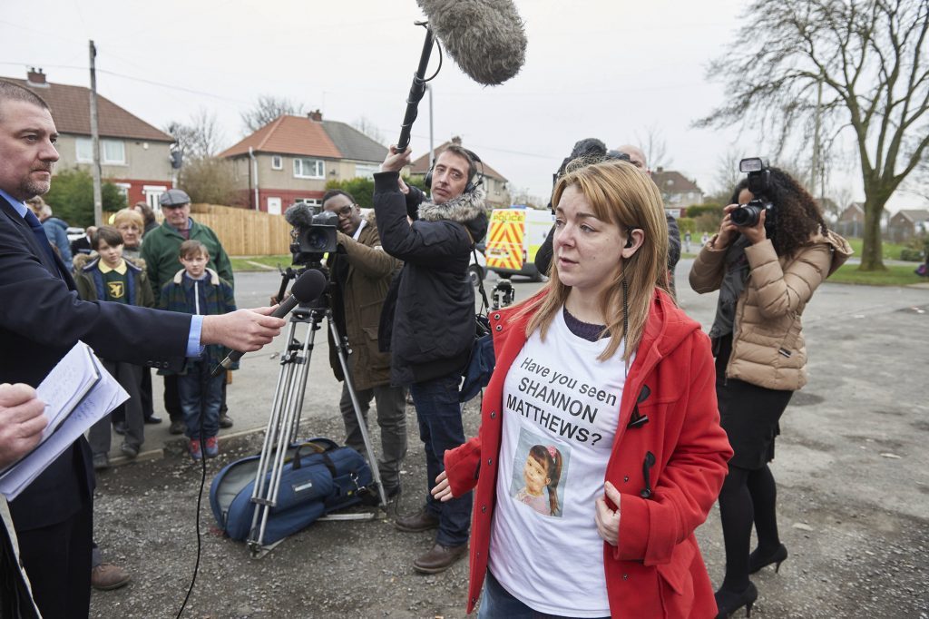 Scene from The Moorside: Sheridan Smith as Julie Bushby