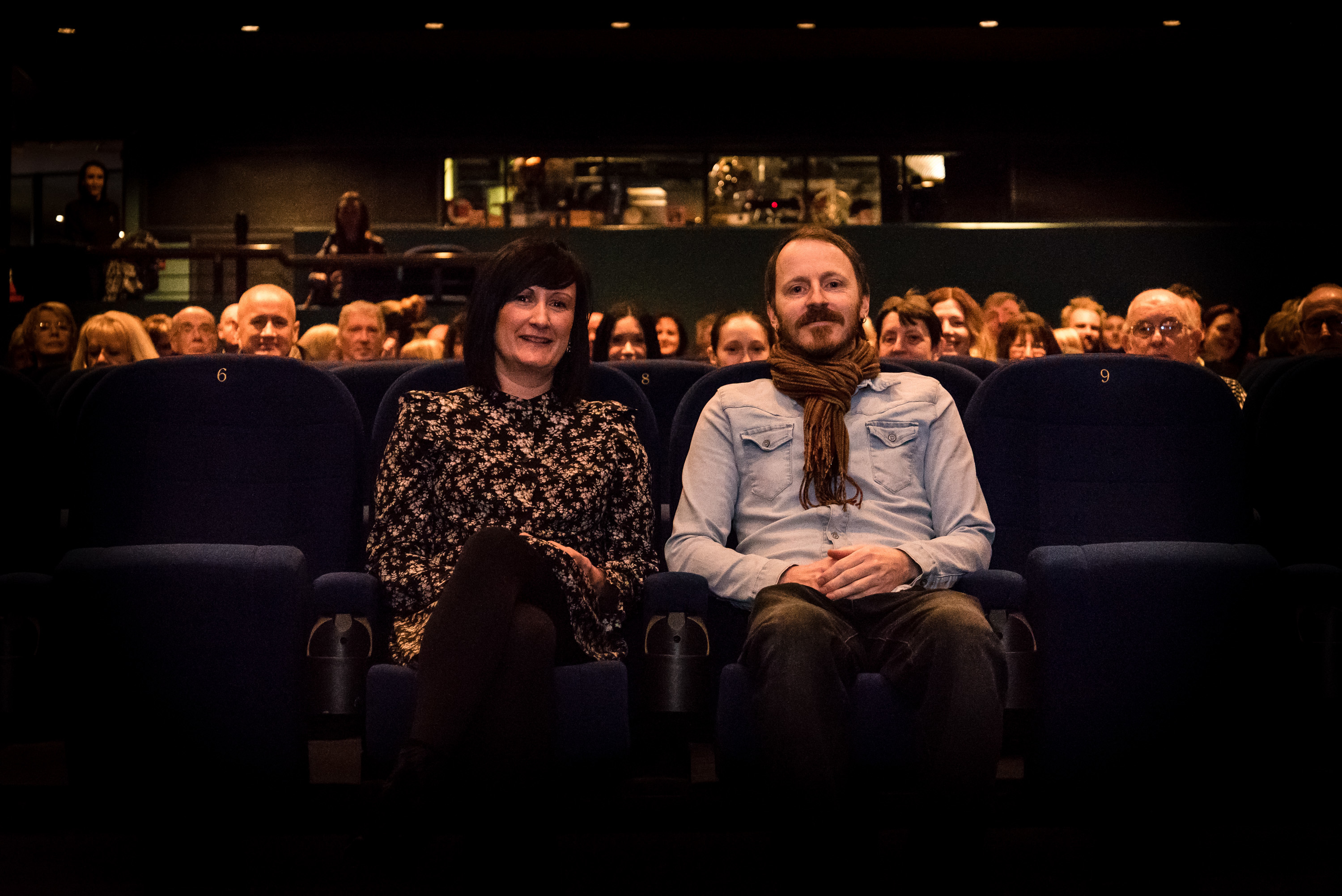 Angus filmmakers Lisa Nicoll and Mikey Murray at the screening of Natalie at the DCA.