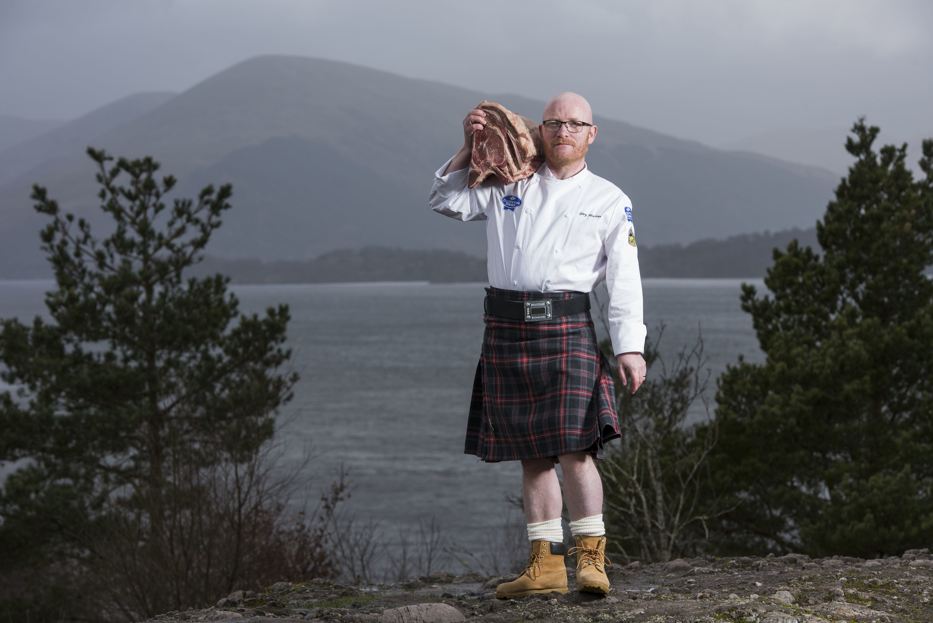 Gary Maclean launched the campaign on the banks of Loch Lomond