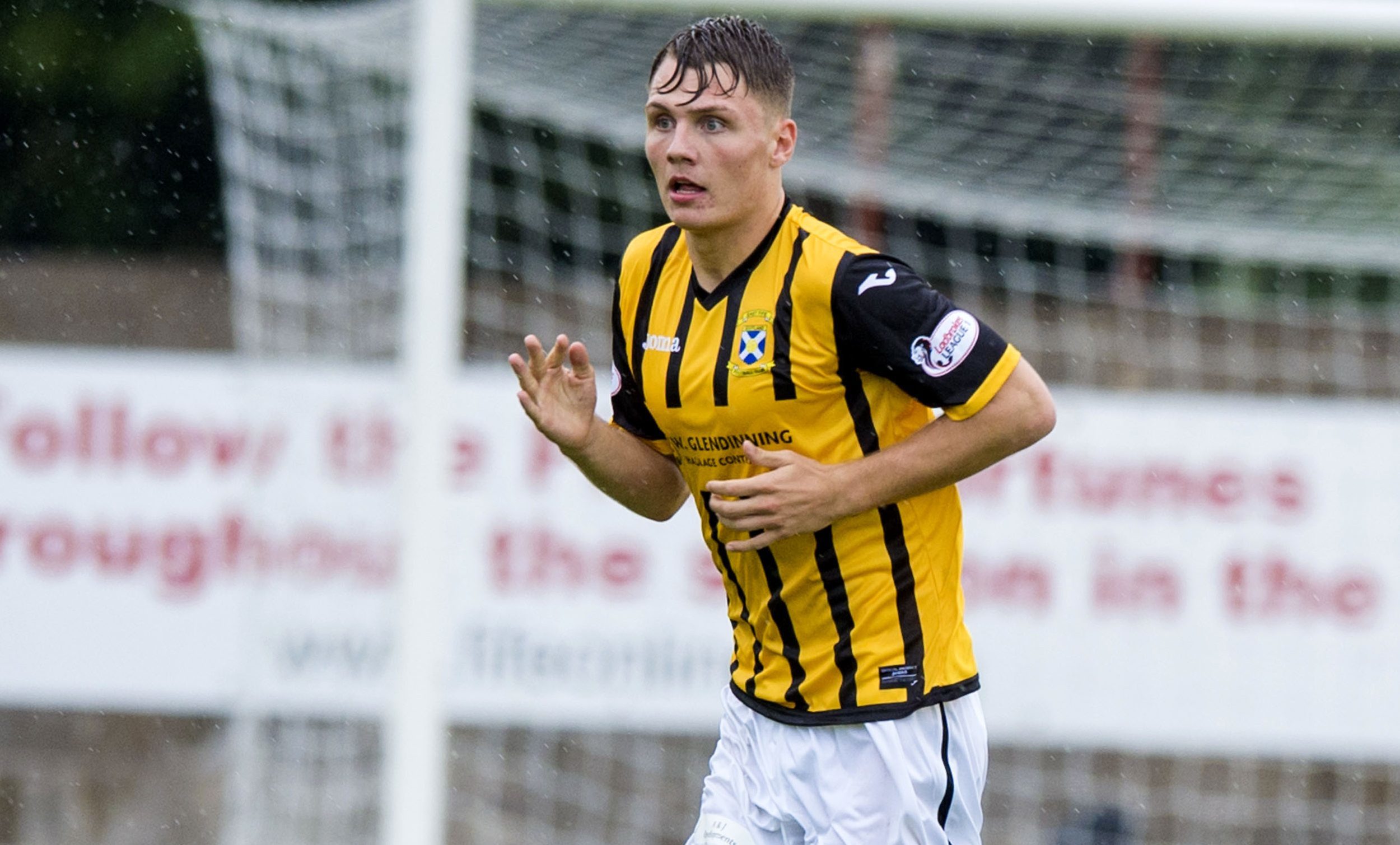 Jason Kerr went on loan to East Fife.