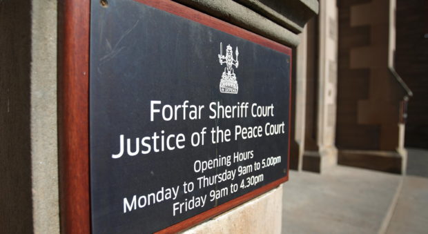 Forfar Sheriff Court.