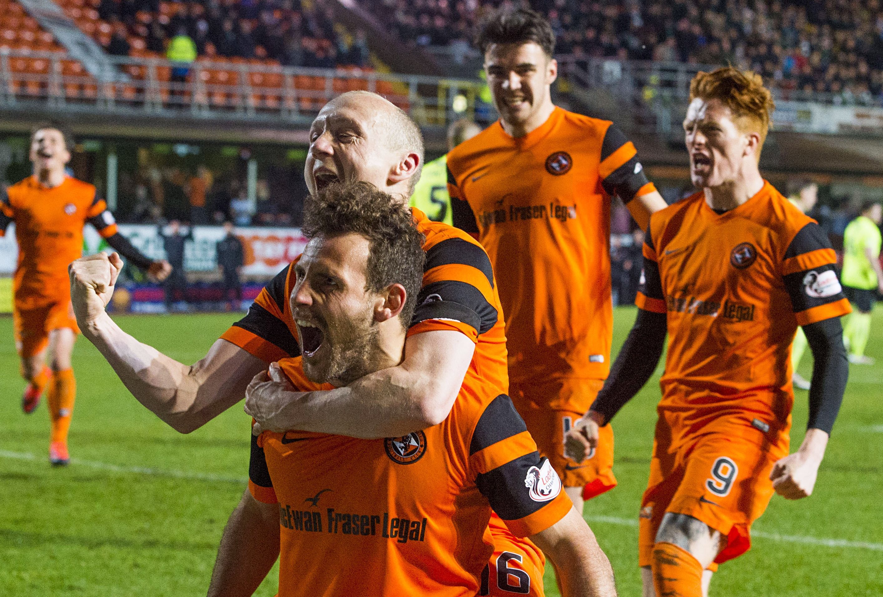 Dundee United fans will be hoping to see celebrations like this again.