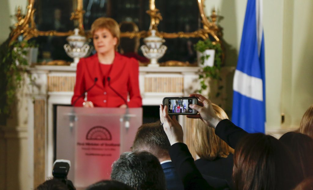 Nicola Sturgeon confirms her plans to seek a second Scottish independence referendum.