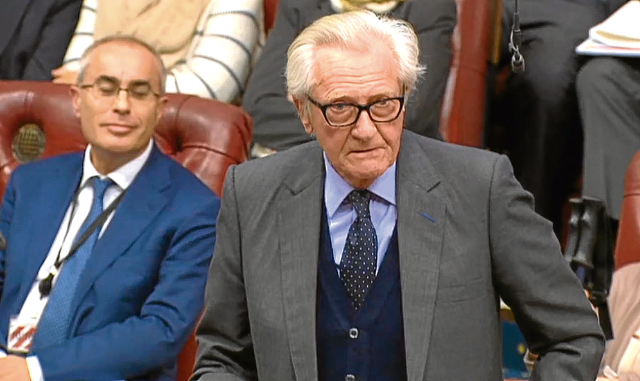 Lord Heseltine speaks in the House of Lords.