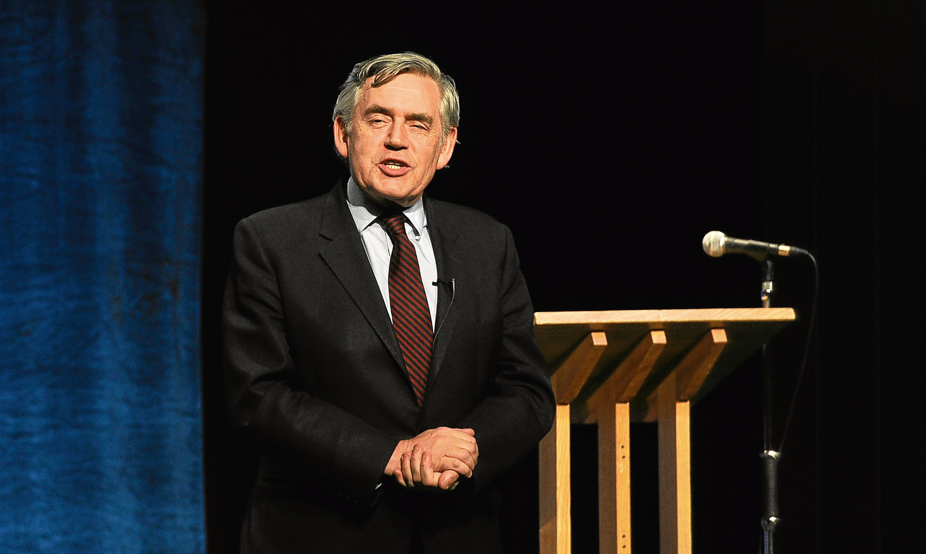 Gordon Brown has claimed that Scotland is at risk of becoming "one of the west's most divided countries".