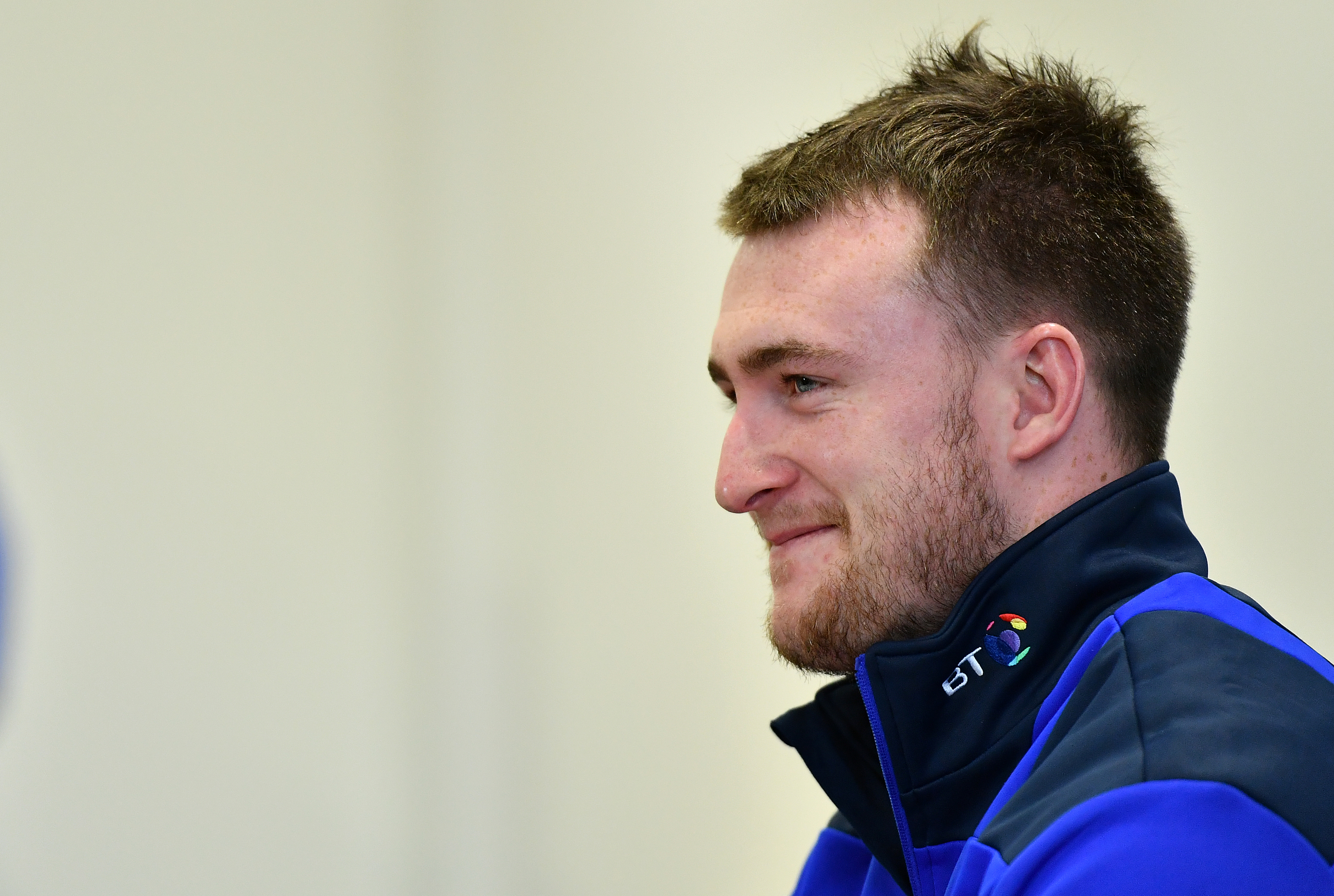 Stuart Hogg is in bouyant mood ahead of the Calcutta Cup match at Twickenham.