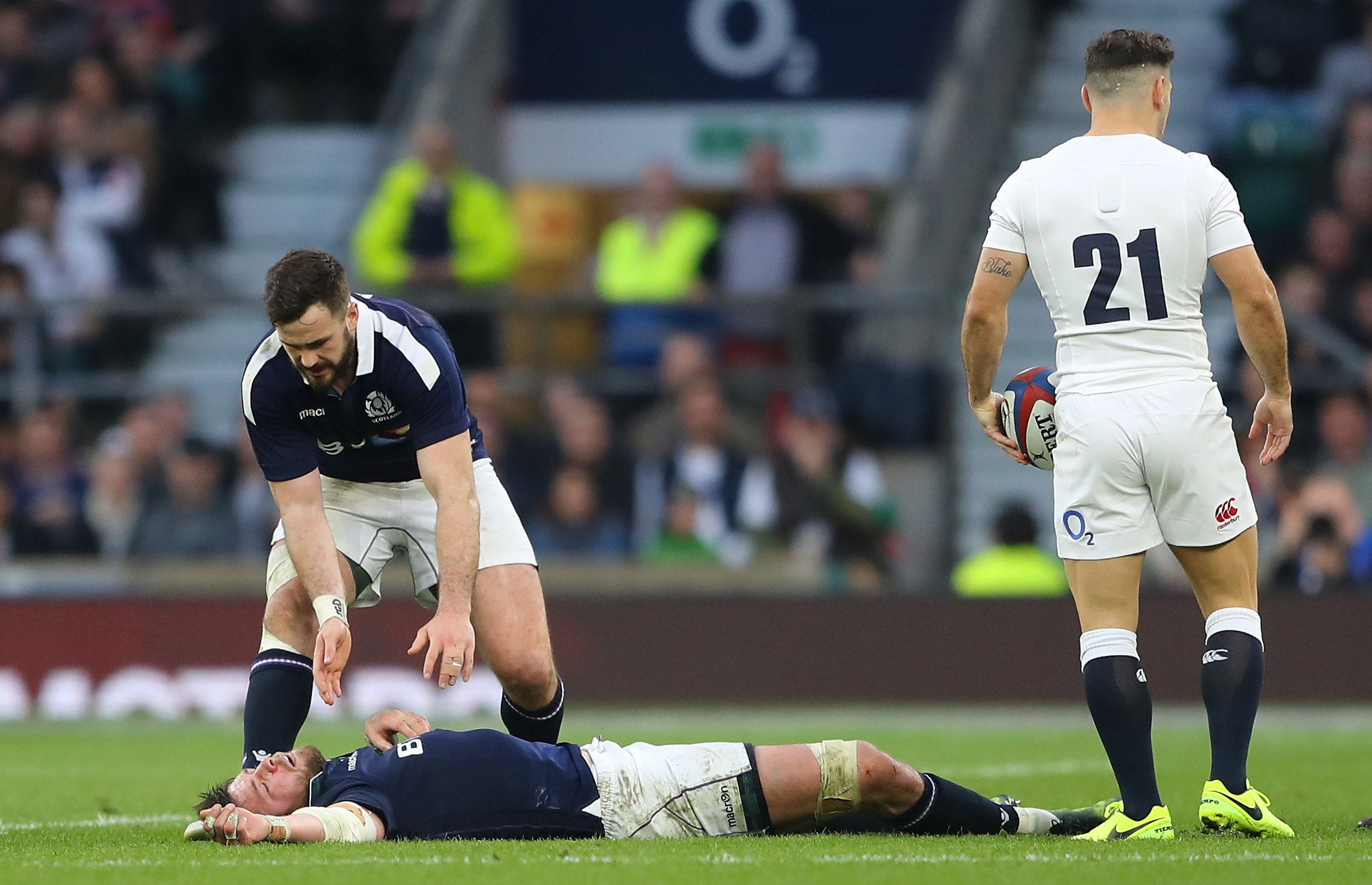 Ryan Wilson was one of the Scots injured in Saturday's Calcutta Cup loss to England.