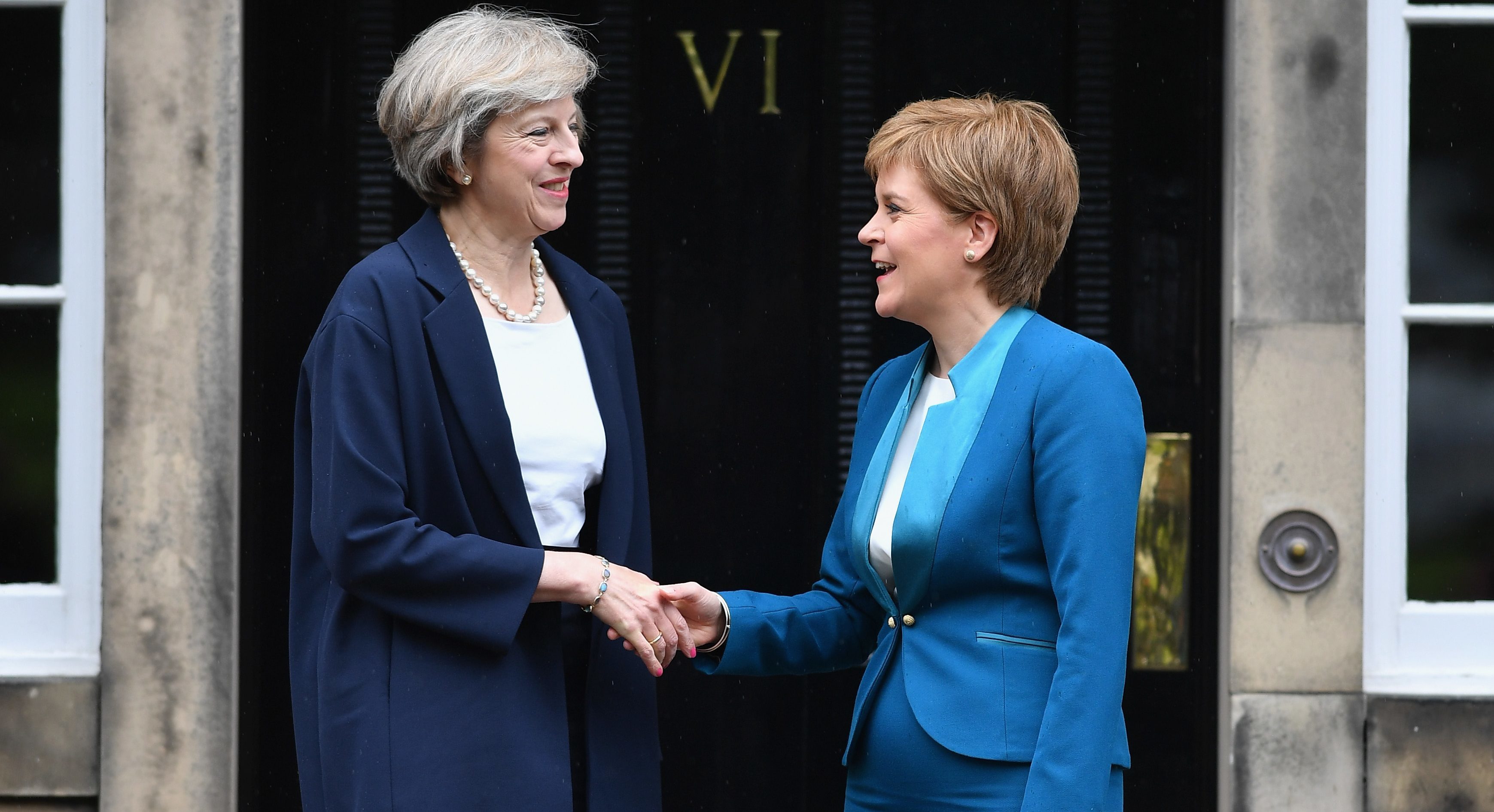 Theresa May and Nicola Sturgeon