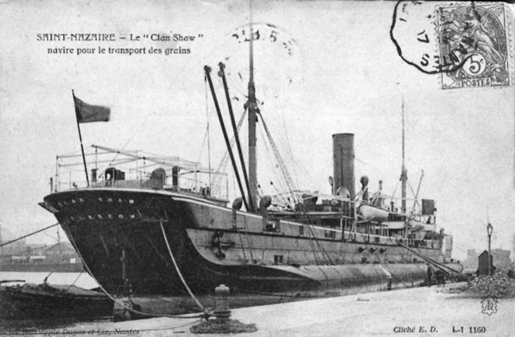 The jute liner Clan Shaw was wrecked at the entrance to the Tay in 1917 and became a shipping hazard that almost bankrupted the then harbour authority at Dundee