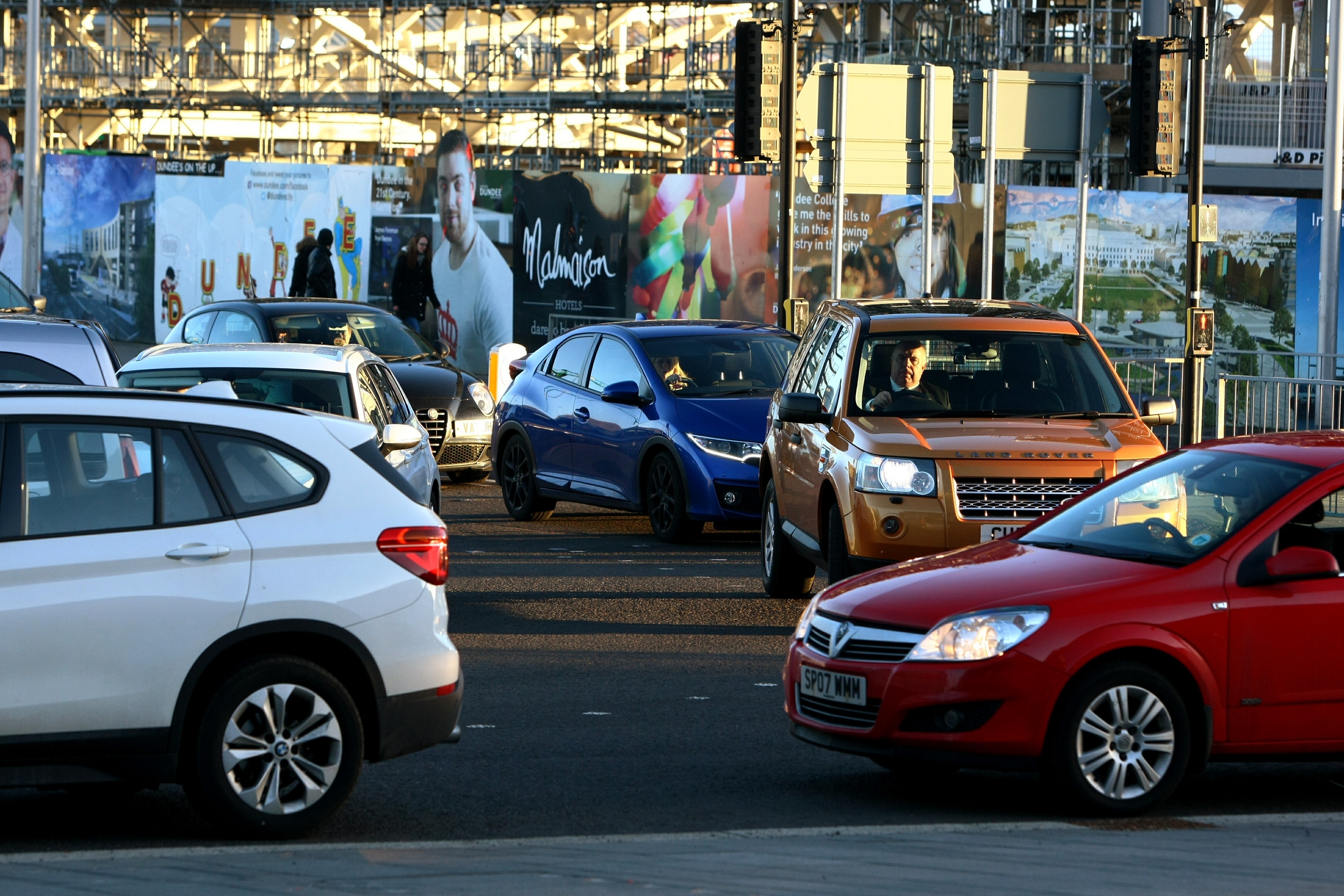 Traffic can be bumper to bumper on Riverside Drive at rush hour.