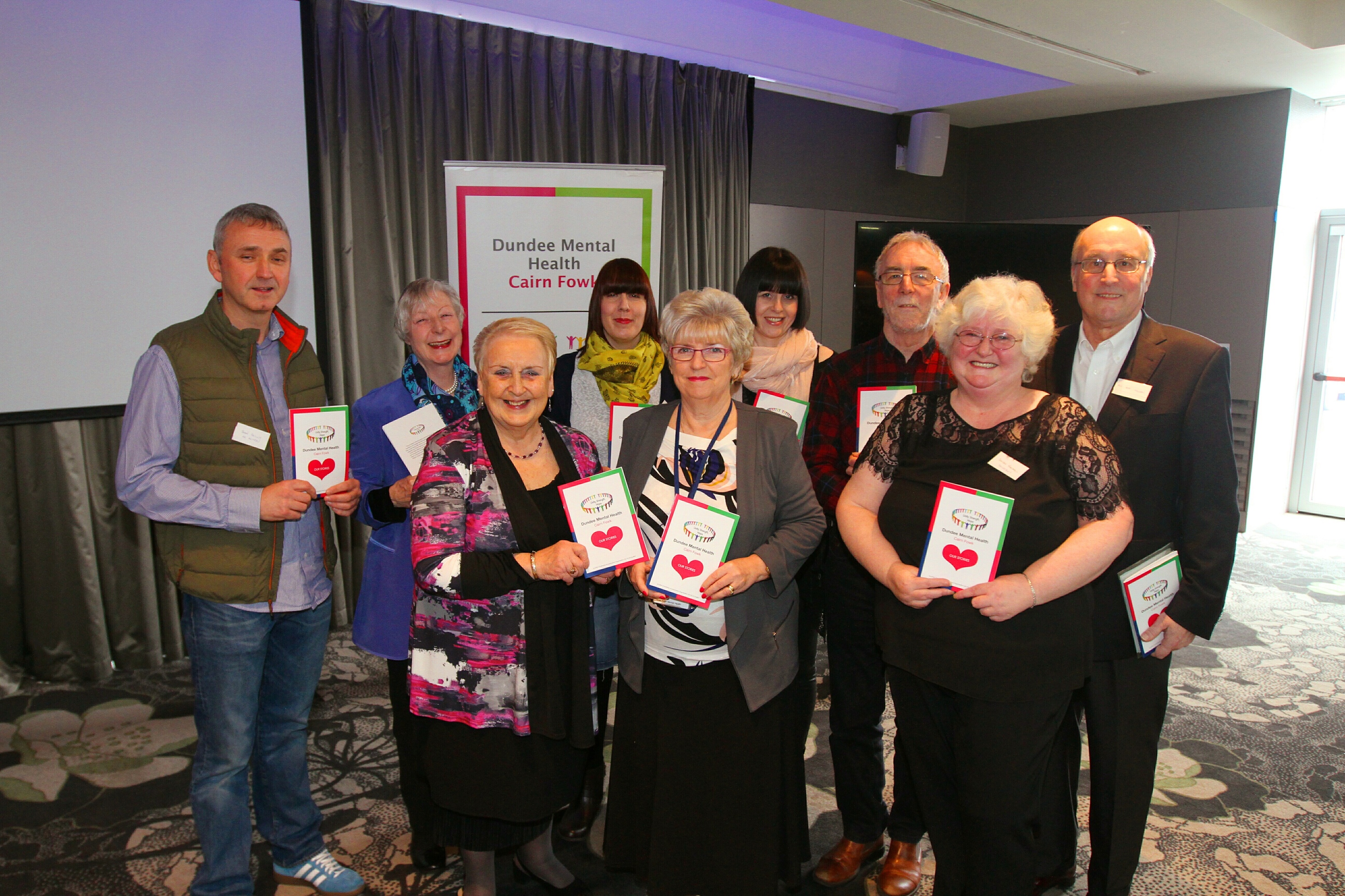 The group at Friday's conference with guest speakers.