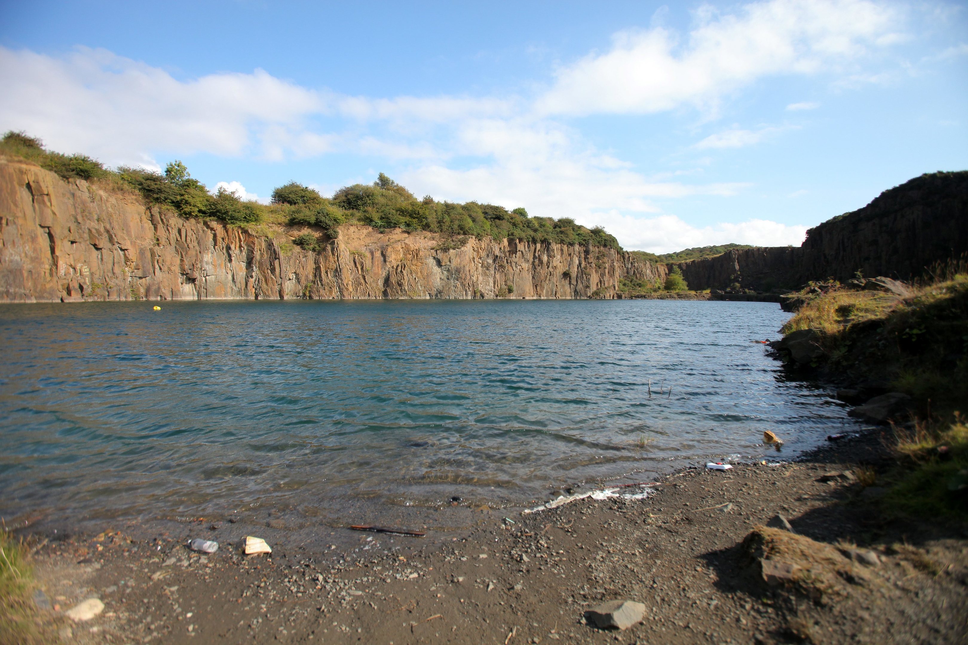 Prestonhill Quarry in Inverkeithing, Fife.