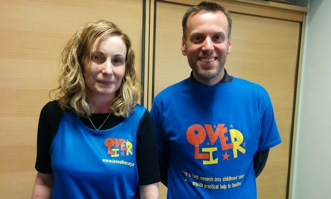 The Courier's Cheryl Peebles and Dave Lord will be proud to run the Edinburgh Half Marathon for LoveOliver.