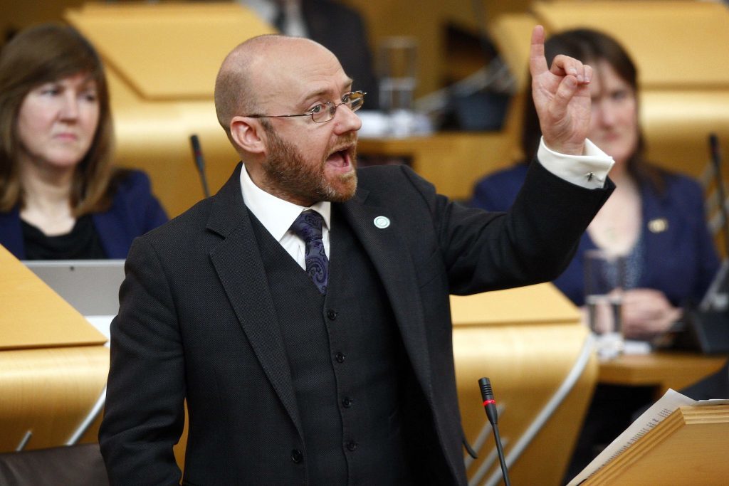 The Scottish Green Party's Patrick Harvie.