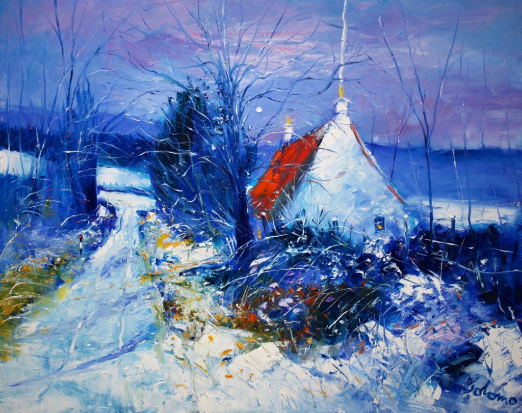 Jolomo's Heavy Snow on the Skipness Road - which inspired a Beatles hit - is featured in the Gallery Q exhibition.