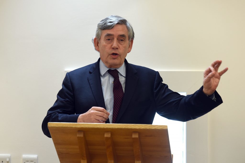 Mr Brown will call for a "Scottish patriotic way" in a speech in Kirkcaldy on Saturday.