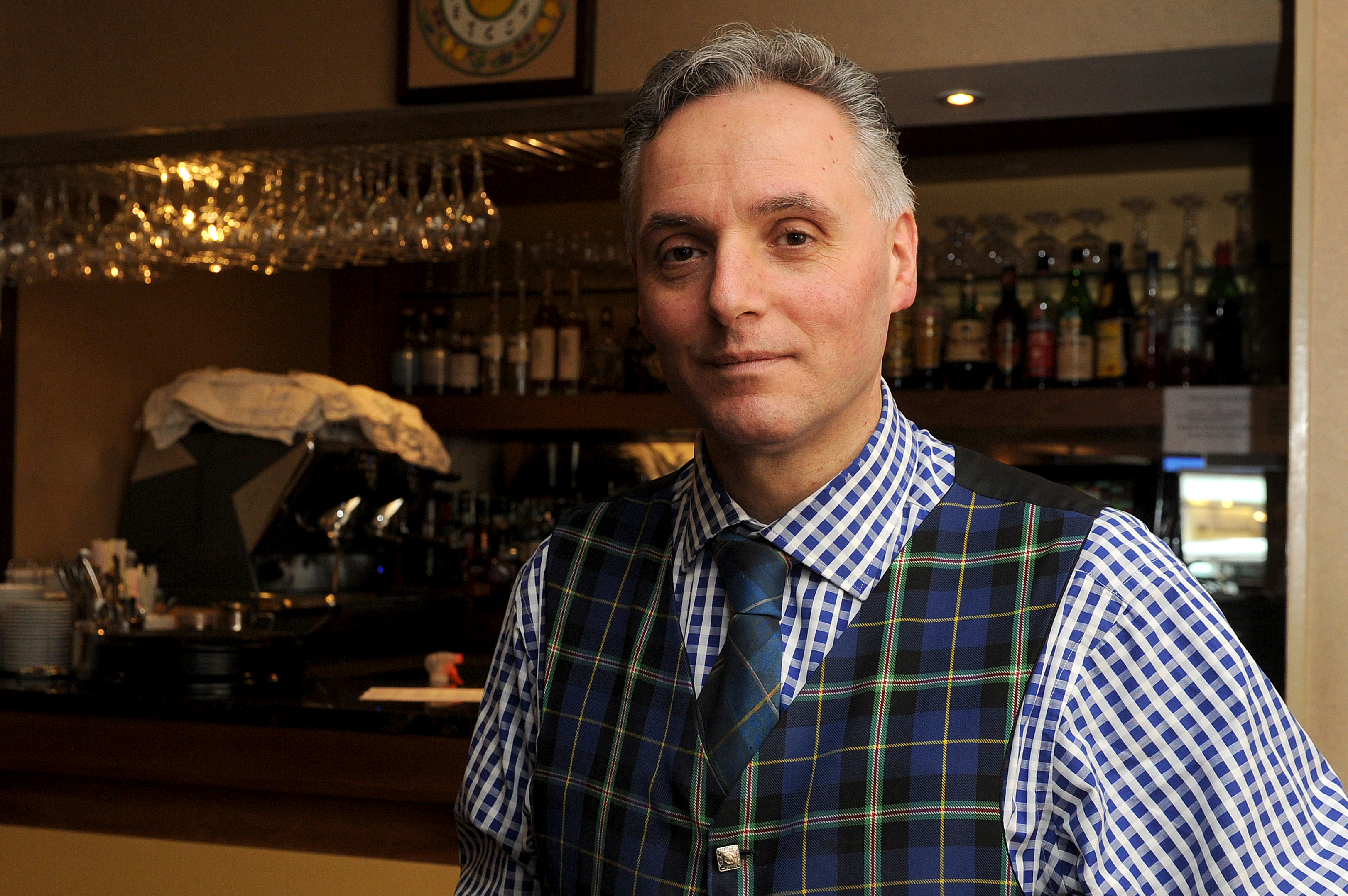 Mario Diana, the owner of the Grand Italia restaurant in Perth.