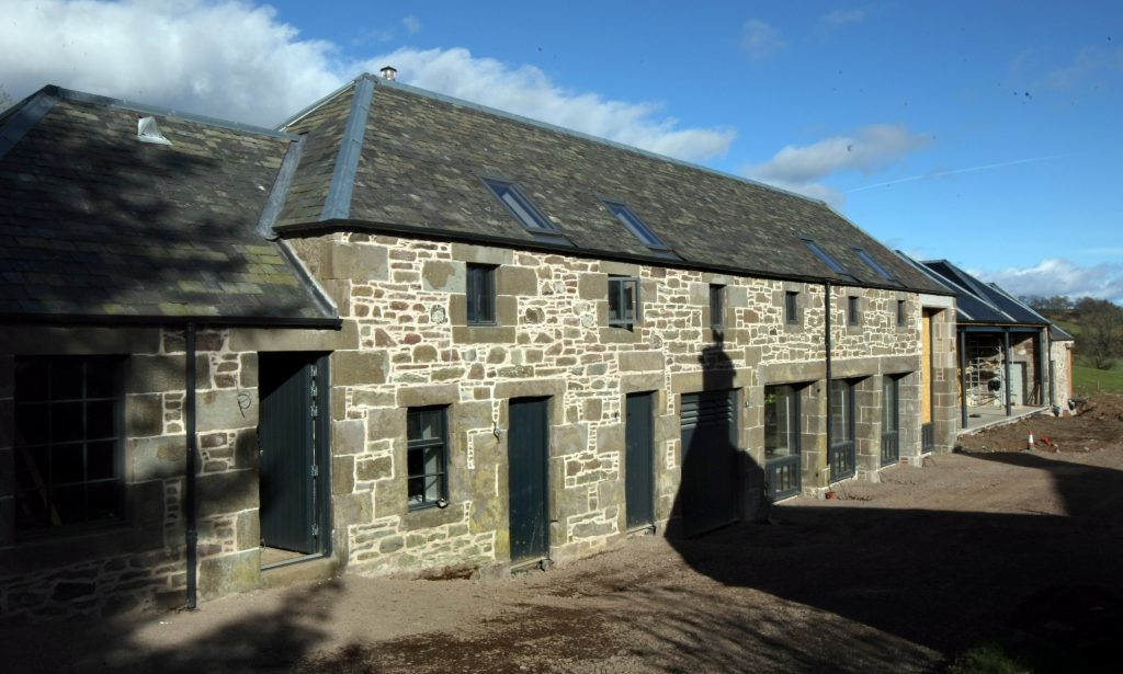 One of Scotland’s newest rural event venues is being developed high on the south-facing hills overlooking the Carse of Gowrie.