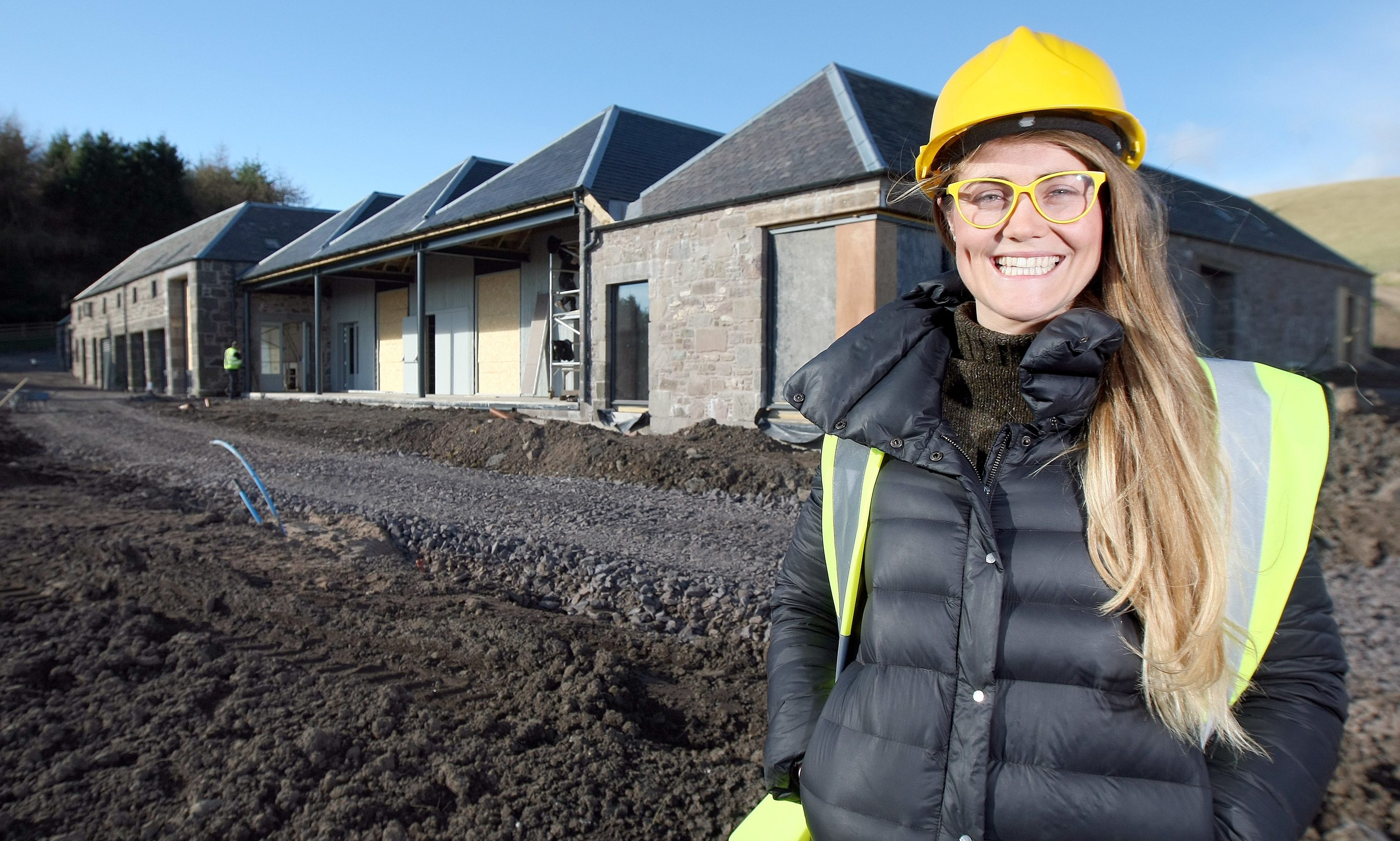 One of Scotland’s newest rural event
venues is being developed high on the
south-facing hills overlooking the Carse
of Gowrie.