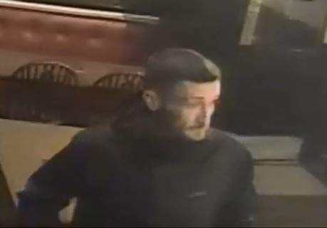 A CCTV image of the man  police are looking for.