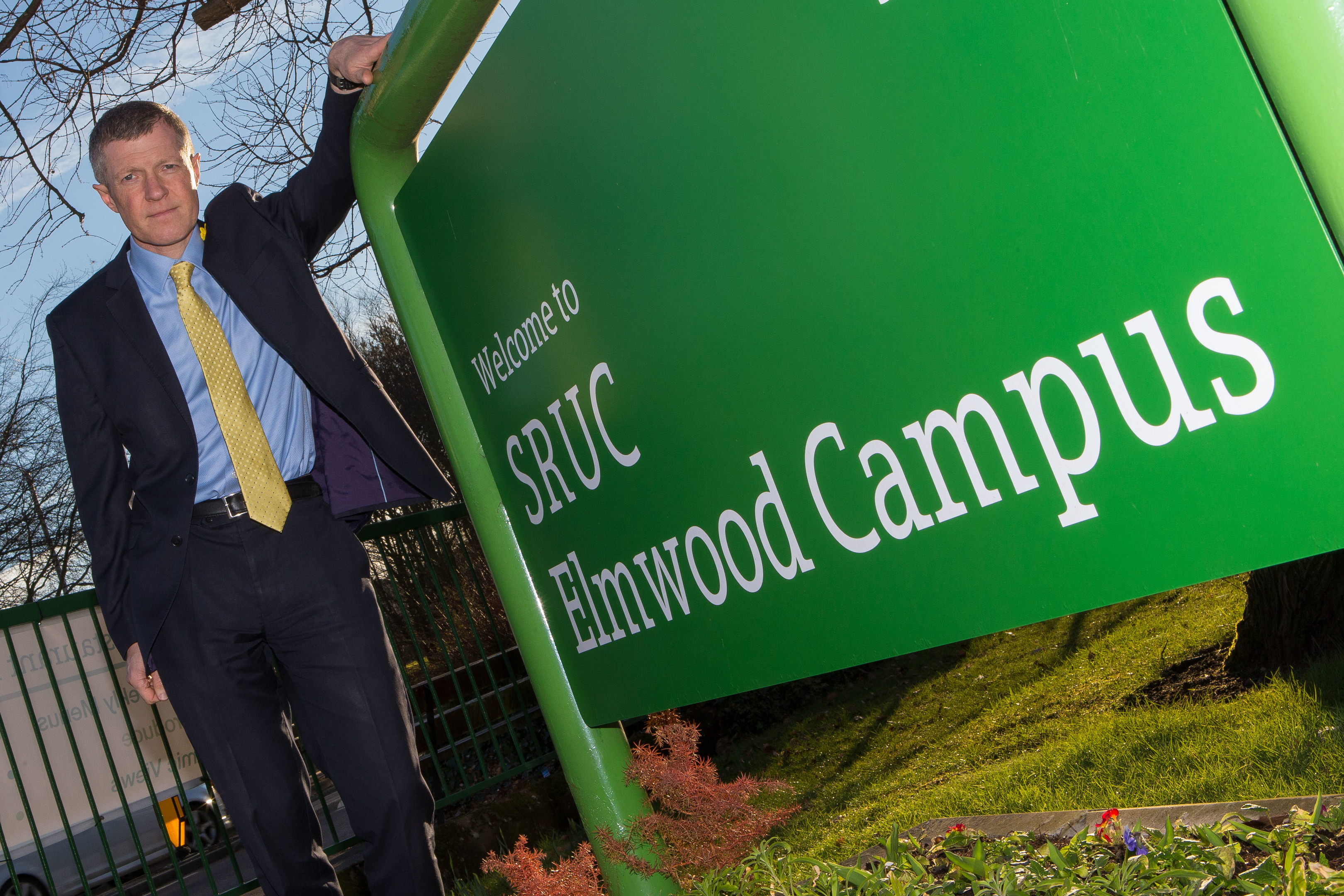 MSP Willie Rennie at Elmwood Campus