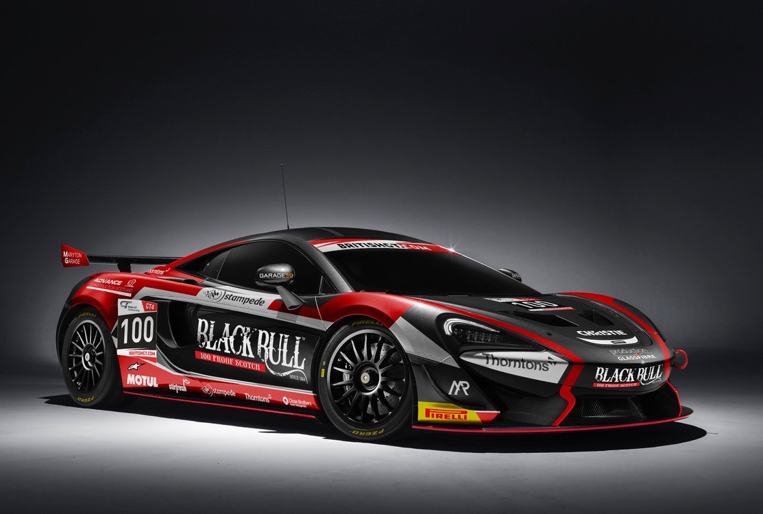 The Black Bull Garage 59 McLaren 570S GT4 Mitchell campaigns in British GT