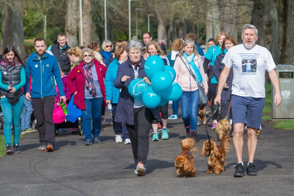 The 5K walk took place at Perths North Inch