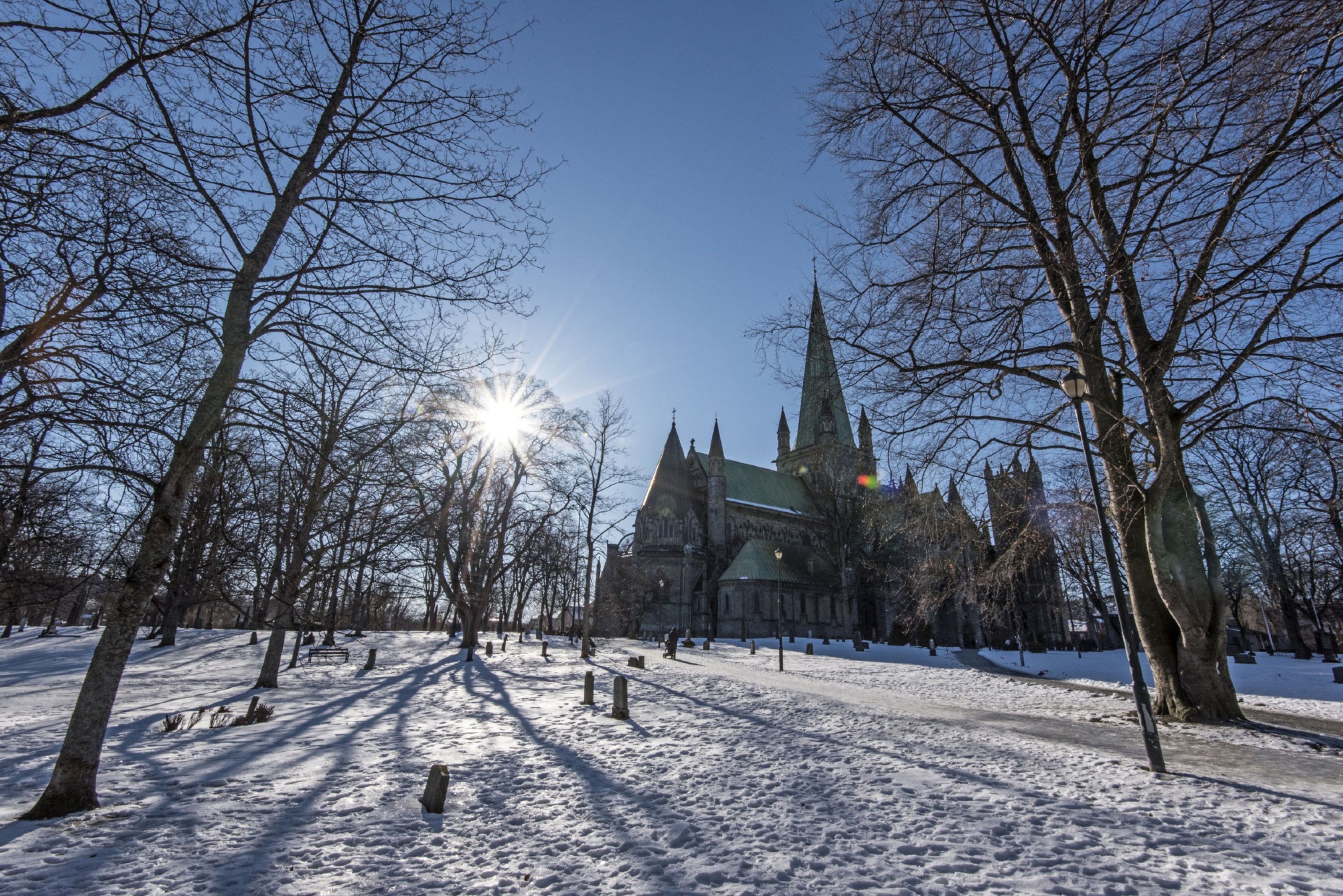 Undated Handout Photo of Nidaros Cathedral in Trondheim, Trondelag, Norway.